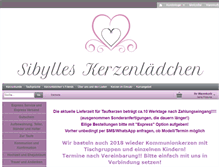 Tablet Screenshot of kerzenlaedchen.net